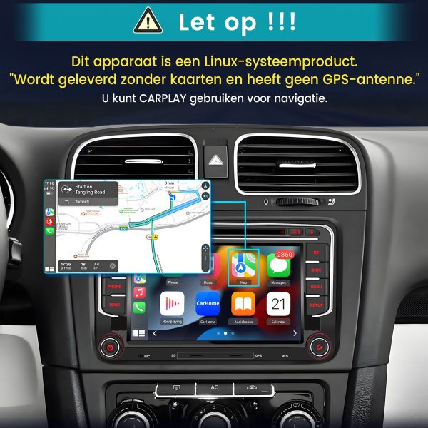 Autoradio voor VW GOLF 5 6 Touran Tiguan Passat Skoda Seat draadloos CarPlay Android Auto Auto Intelligent Systeem Auto Multimedia speler 2din - SWC & Bluetooth & Wifi & DAB - Image 7