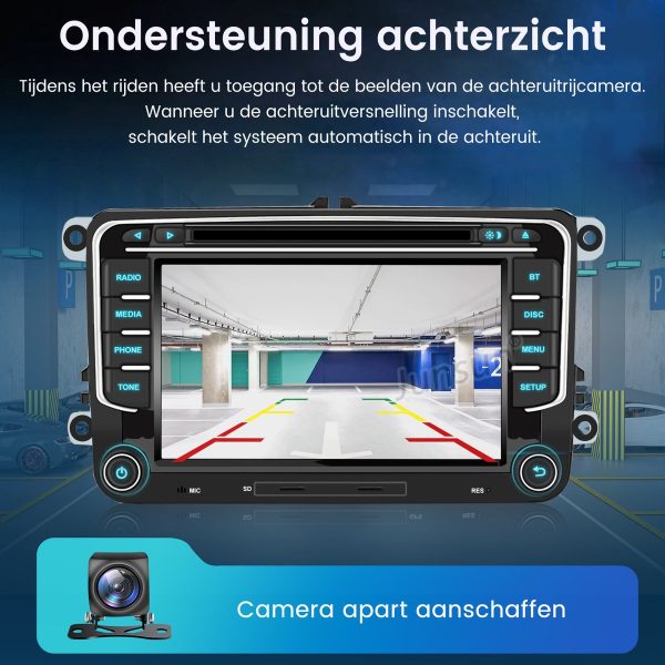 Autoradio voor VW GOLF 5 6 Touran Tiguan Passat Skoda Seat draadloos CarPlay Android Auto Auto Intelligent Systeem Auto Multimedia speler 2din - SWC & Bluetooth & Wifi & DAB - Image 8