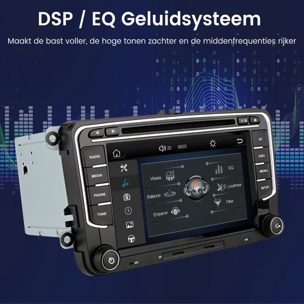 Autoradio voor VW GOLF 5 6 Touran Tiguan Passat Skoda Seat draadloos CarPlay Android Auto Auto Intelligent Systeem Auto Multimedia speler 2din - SWC & Bluetooth & Wifi & DAB - Image 13