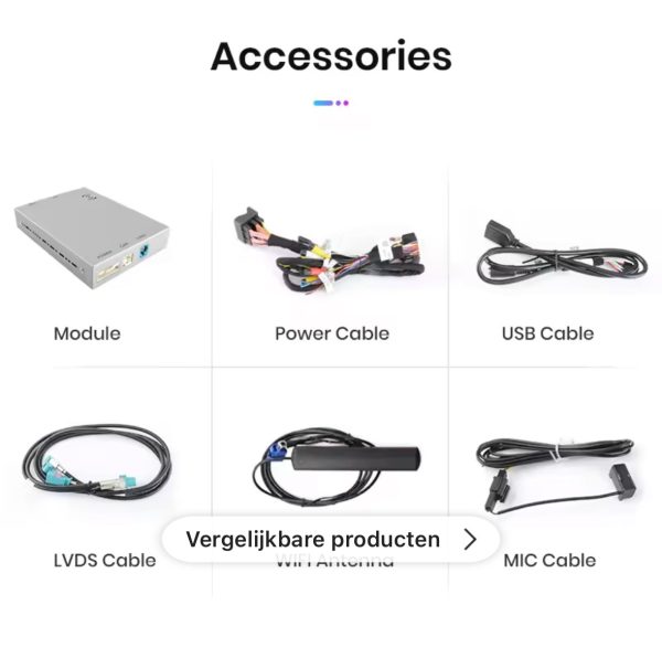 Draadloze CarPlay/Android Auto voor VW Volkswagen Golf 7 + 8 /Nieuwe Polo Seat MIB1/MIB2 - Image 6